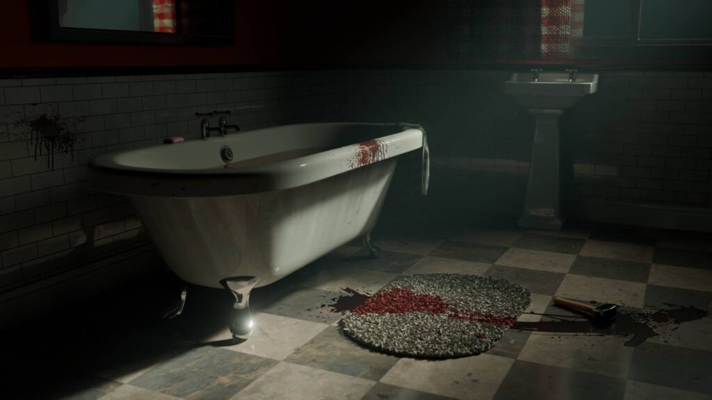 Horror Bathroom Blender 3D