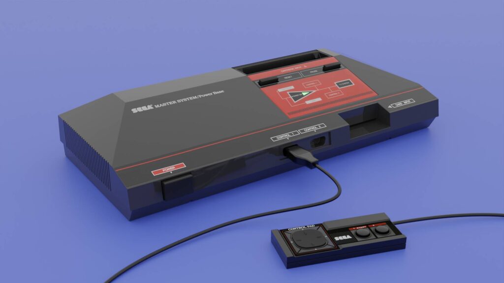 Sega Master System Blender 3D