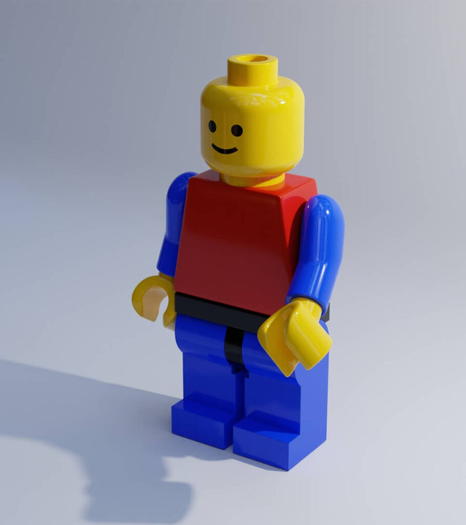 Lego Man Blender 3D