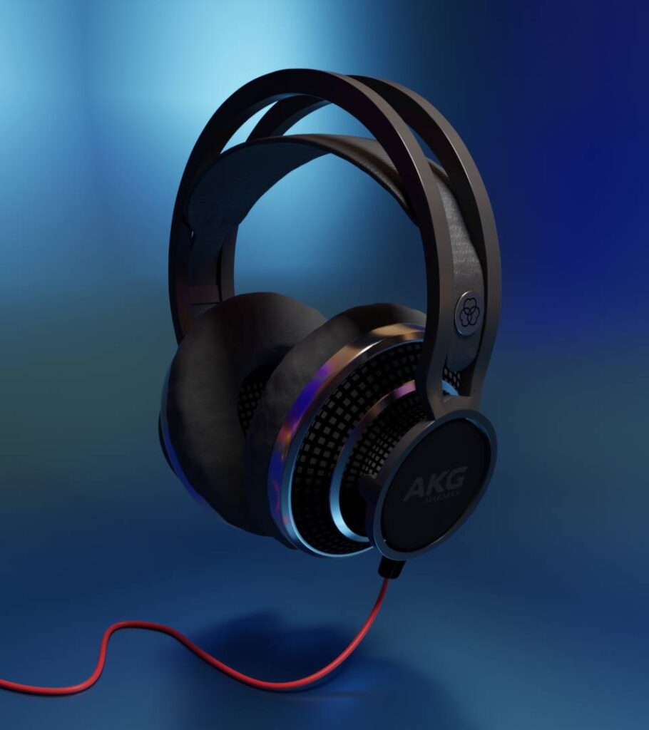 Headphones Blender 3D