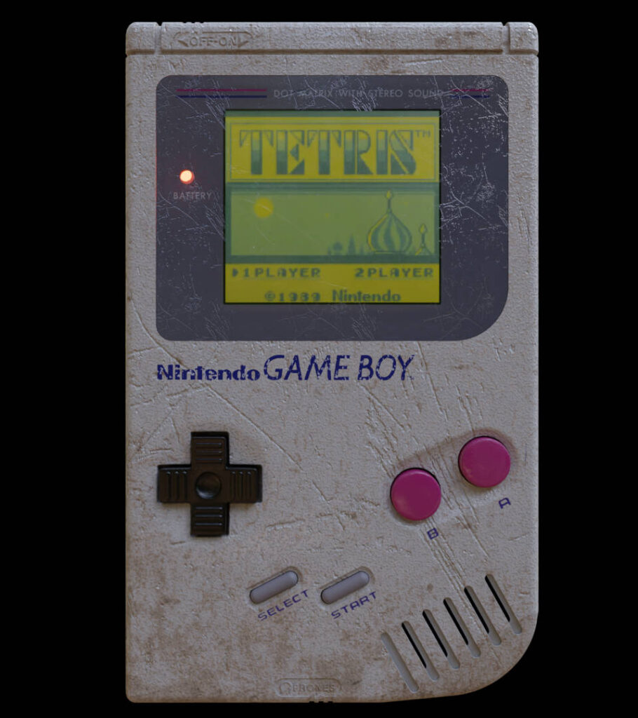 Nintendo Gameboy Blender 3D